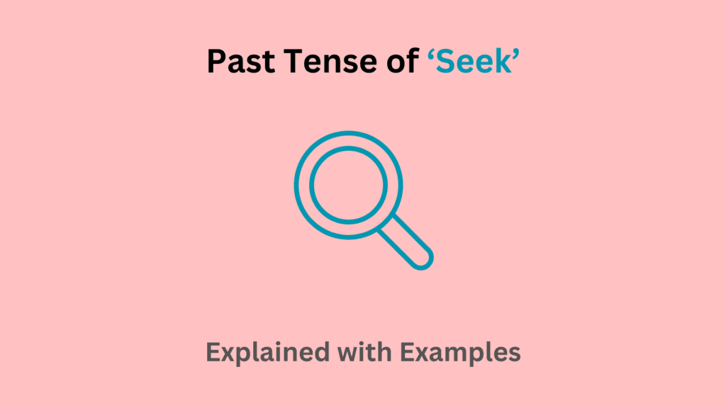 Past Tense of ‘Seek’