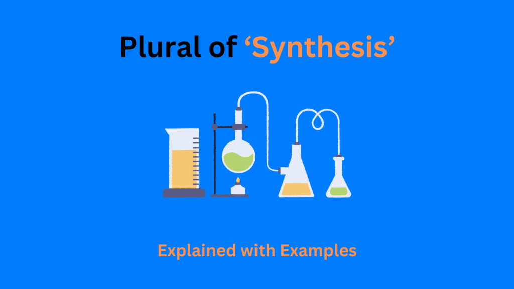 Plural of Synthesis