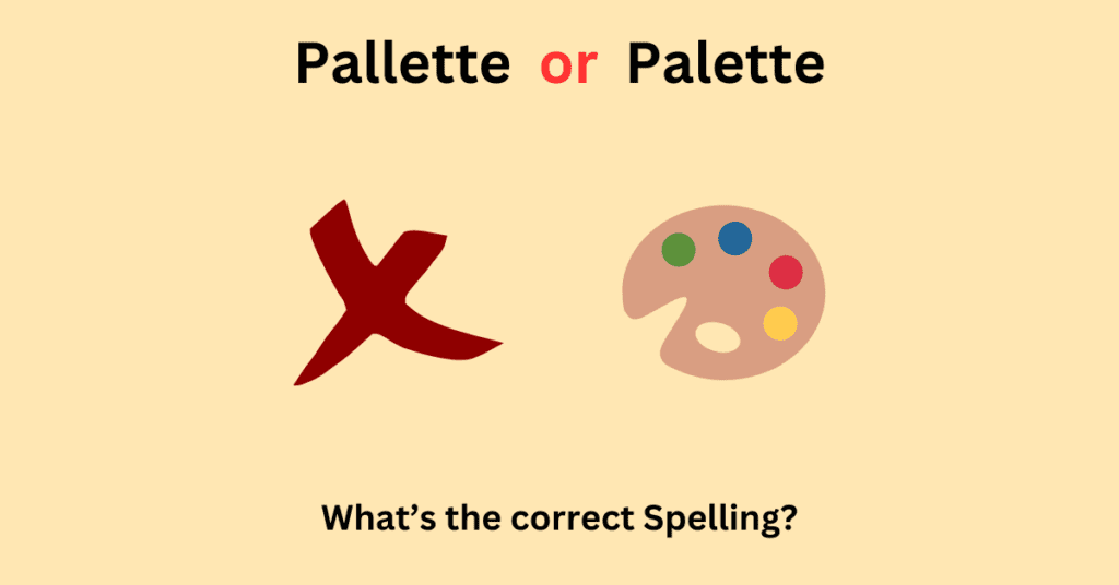 pallette or palette